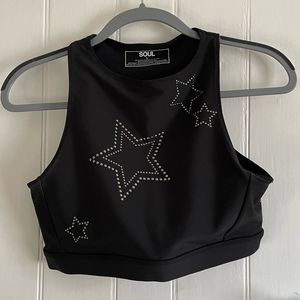 Soul Cycle Black Sports Bra